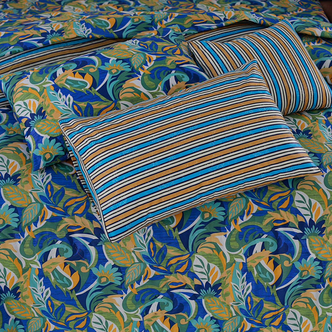 Premium Summer King Size Comforter Set - 7-Piece A41