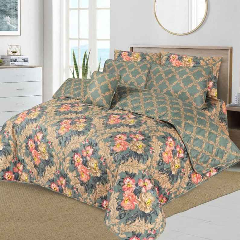 Premium Summer King Size Comforter Set - 7-Piece N18