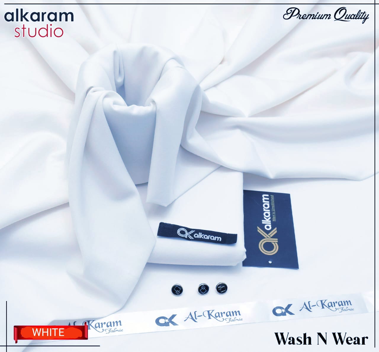 Alkaram Gent’s Unstitched Wash & Wear AK 47