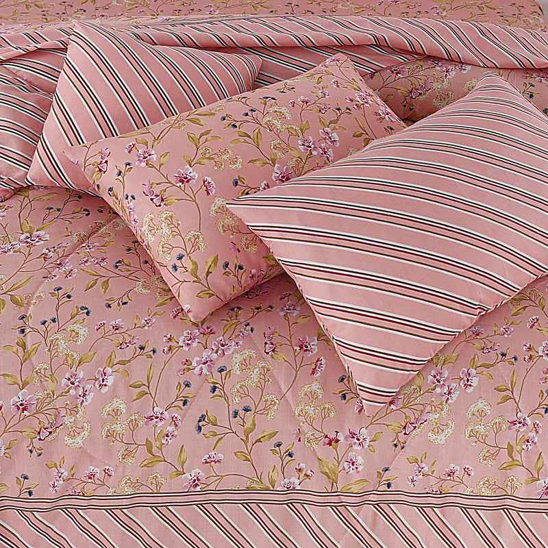 Premium Summer King Size Comforter Set - 7-Piece A32