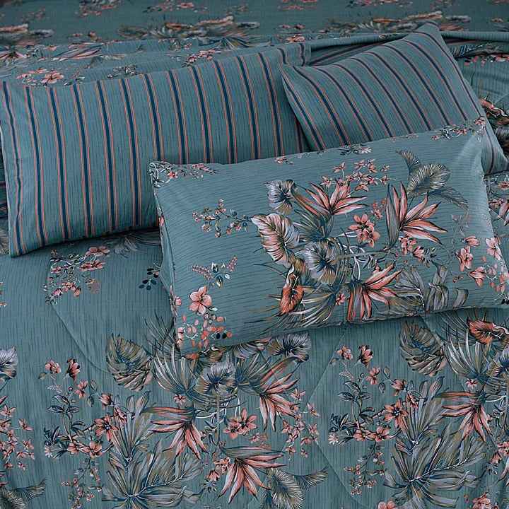 Premium Summer King Size Comforter Set - 7-Piece A29