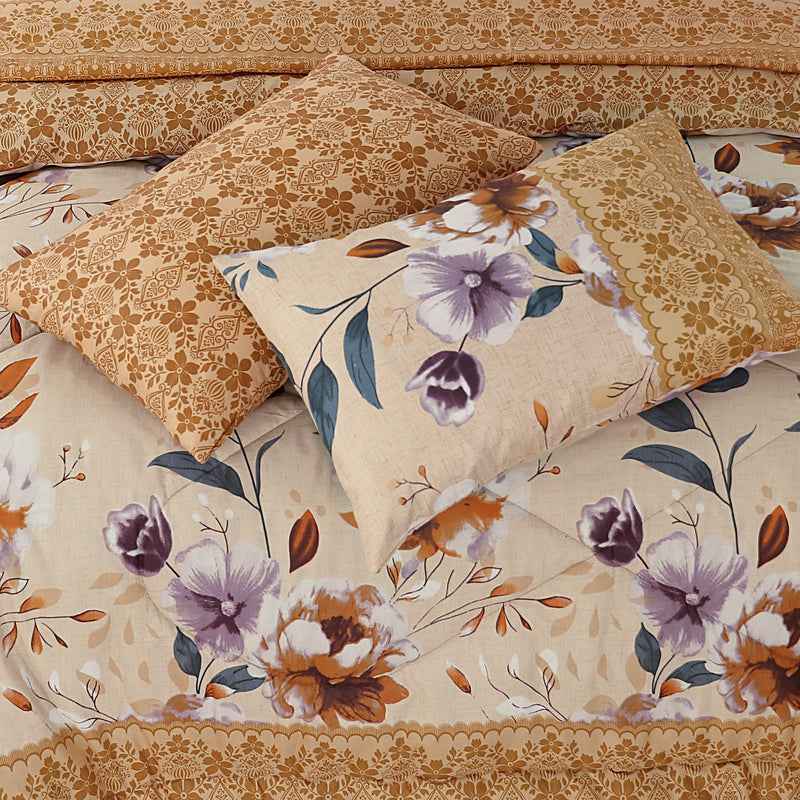 Premium Summer King Size Comforter Set - 7-Piece A19