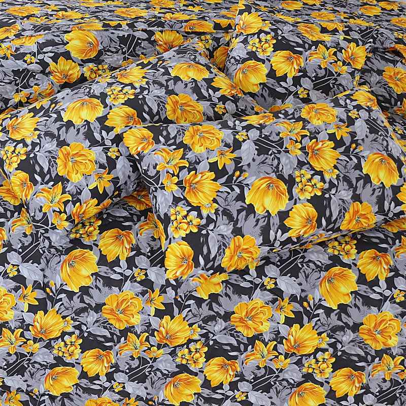 Premium Summer King Size Soft Cotton Comforter Set - 7-Piece N16