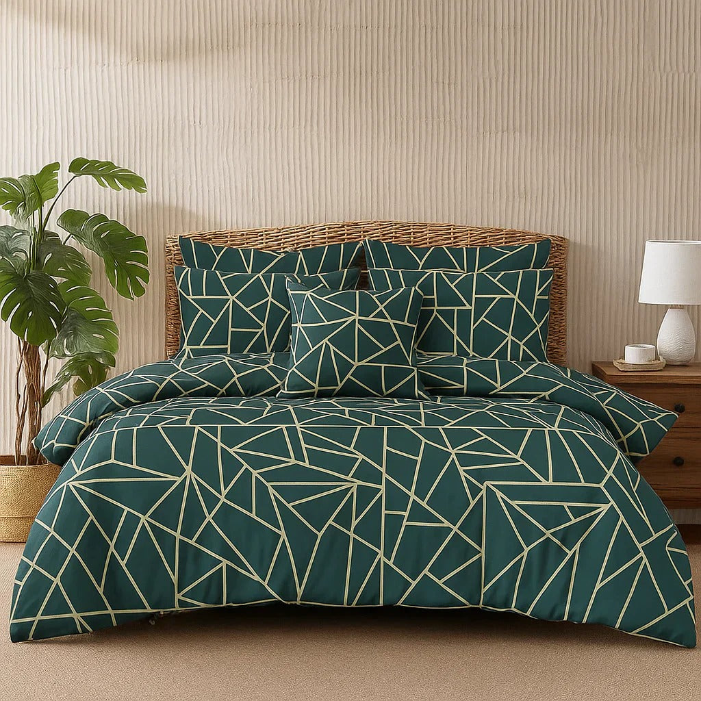 Premium Summer King Size Comforter Set - 7-Piece A8