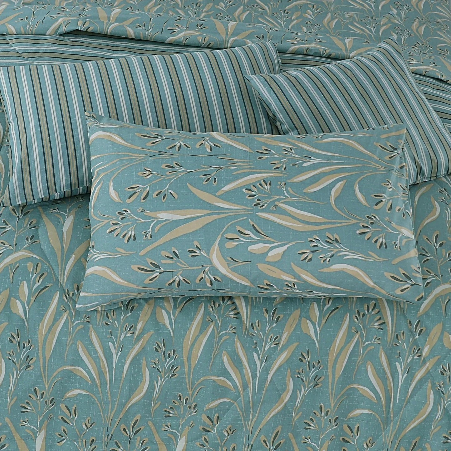 Premium Summer King Size Comforter Set - 7-Piece A31