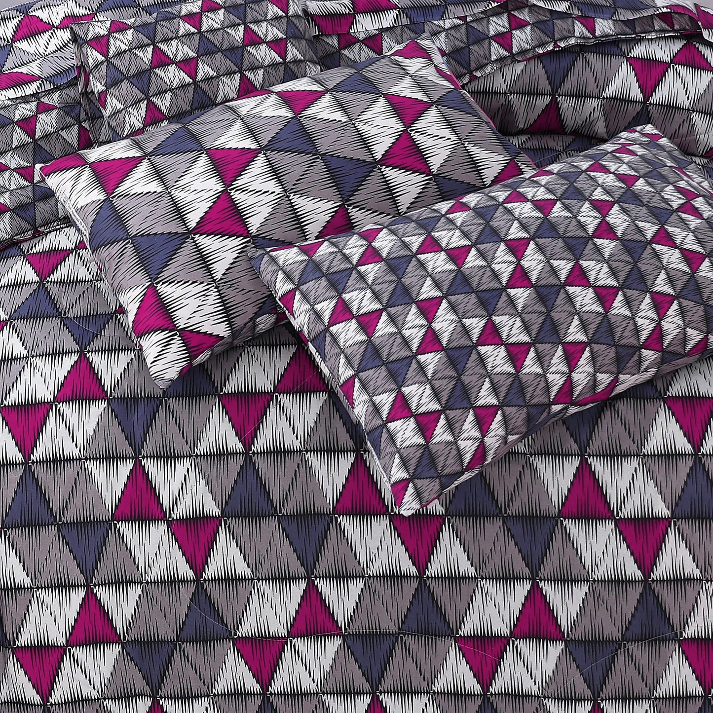 Premium Summer King Size Comforter Set - 7-Piece A44