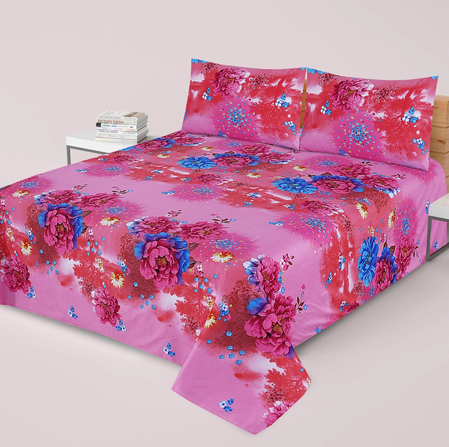 3 Pcs Bed sheet N-17