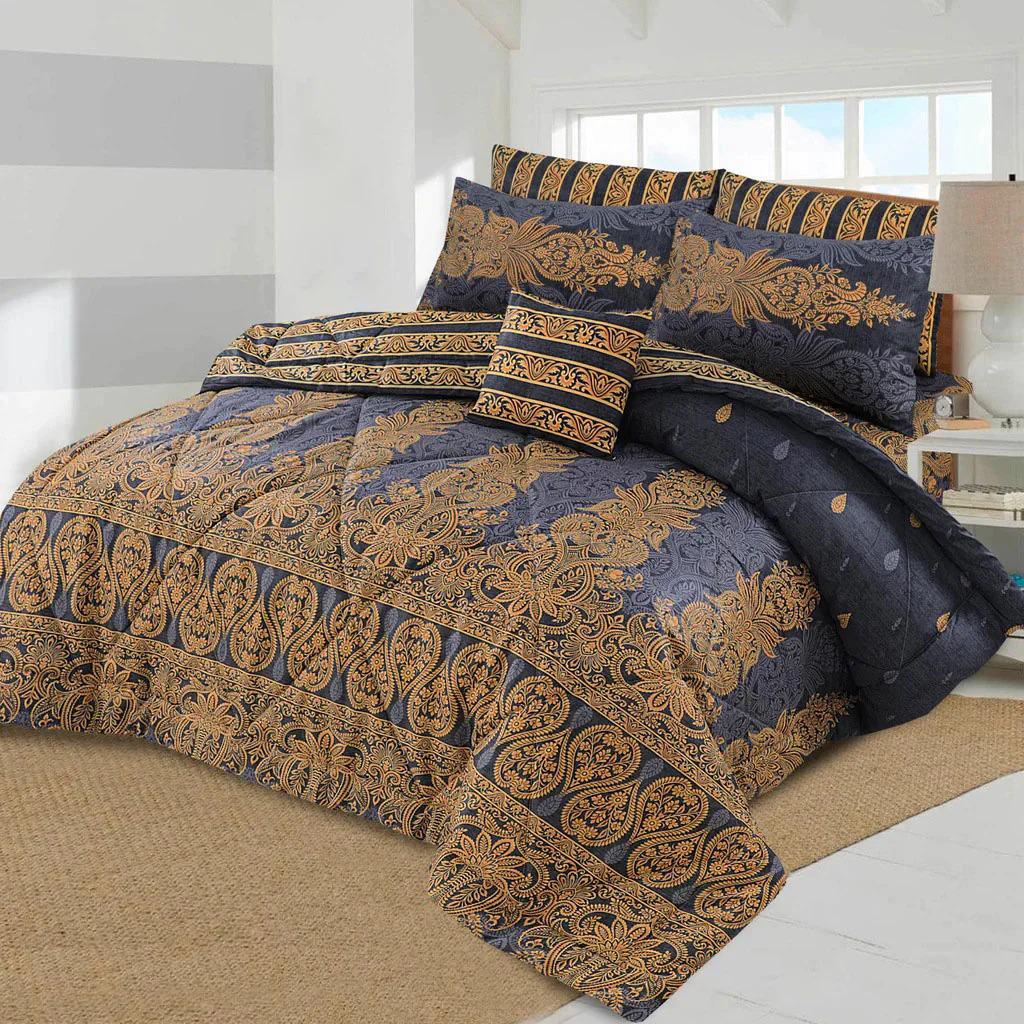 Premium Summer King Size Comforter Set - 7-Piece A26