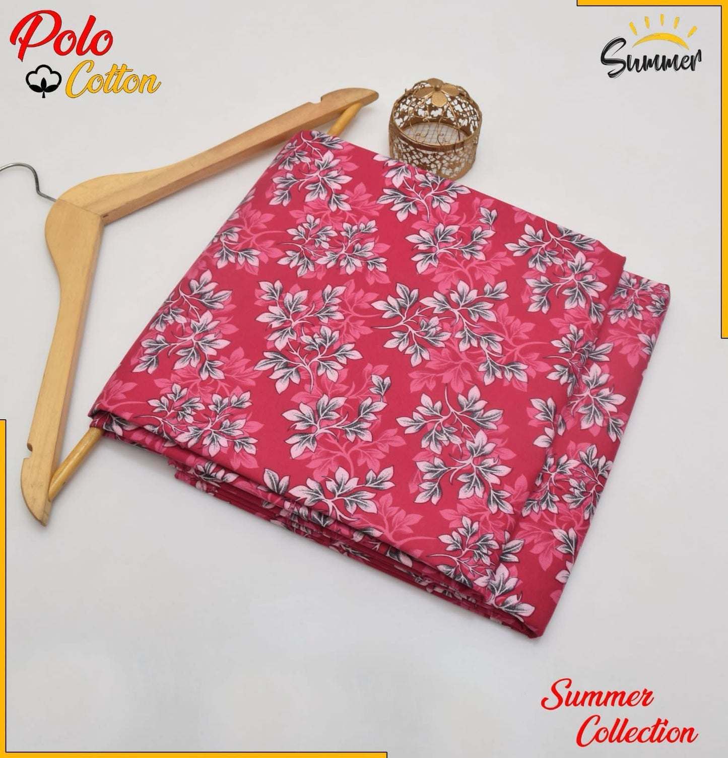 2 Piece – Cotton Digital Print Suit ( Design J-37)