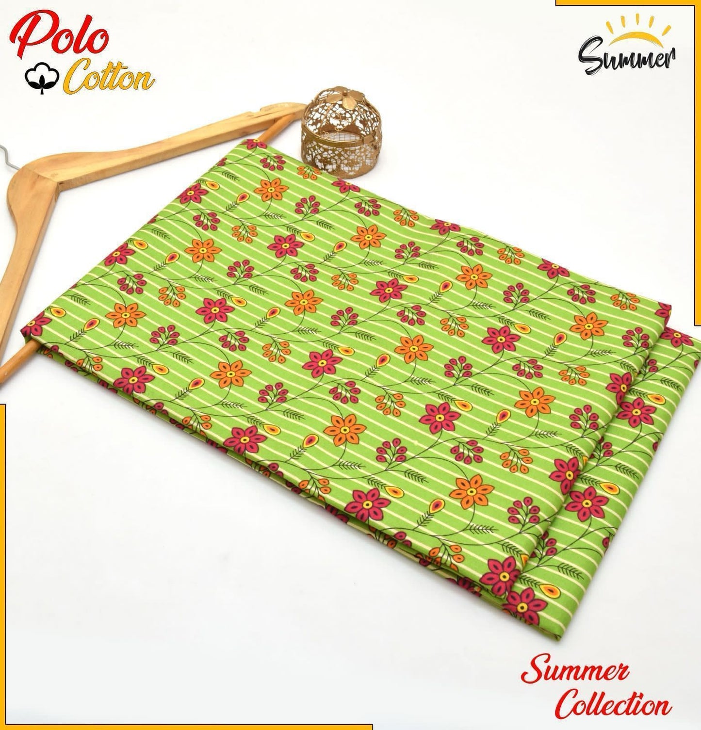 2 Piece – Cotton Digital Print Suit ( Design J-43)