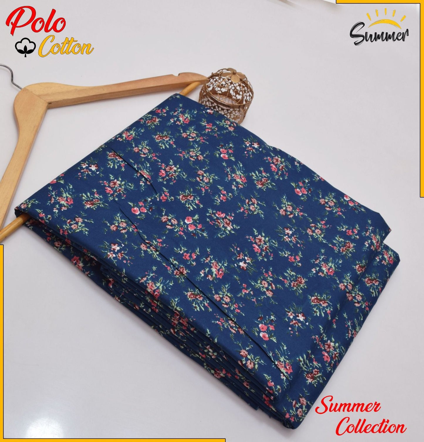 2 Piece – Cotton Digital Print Suit ( Design J-27)