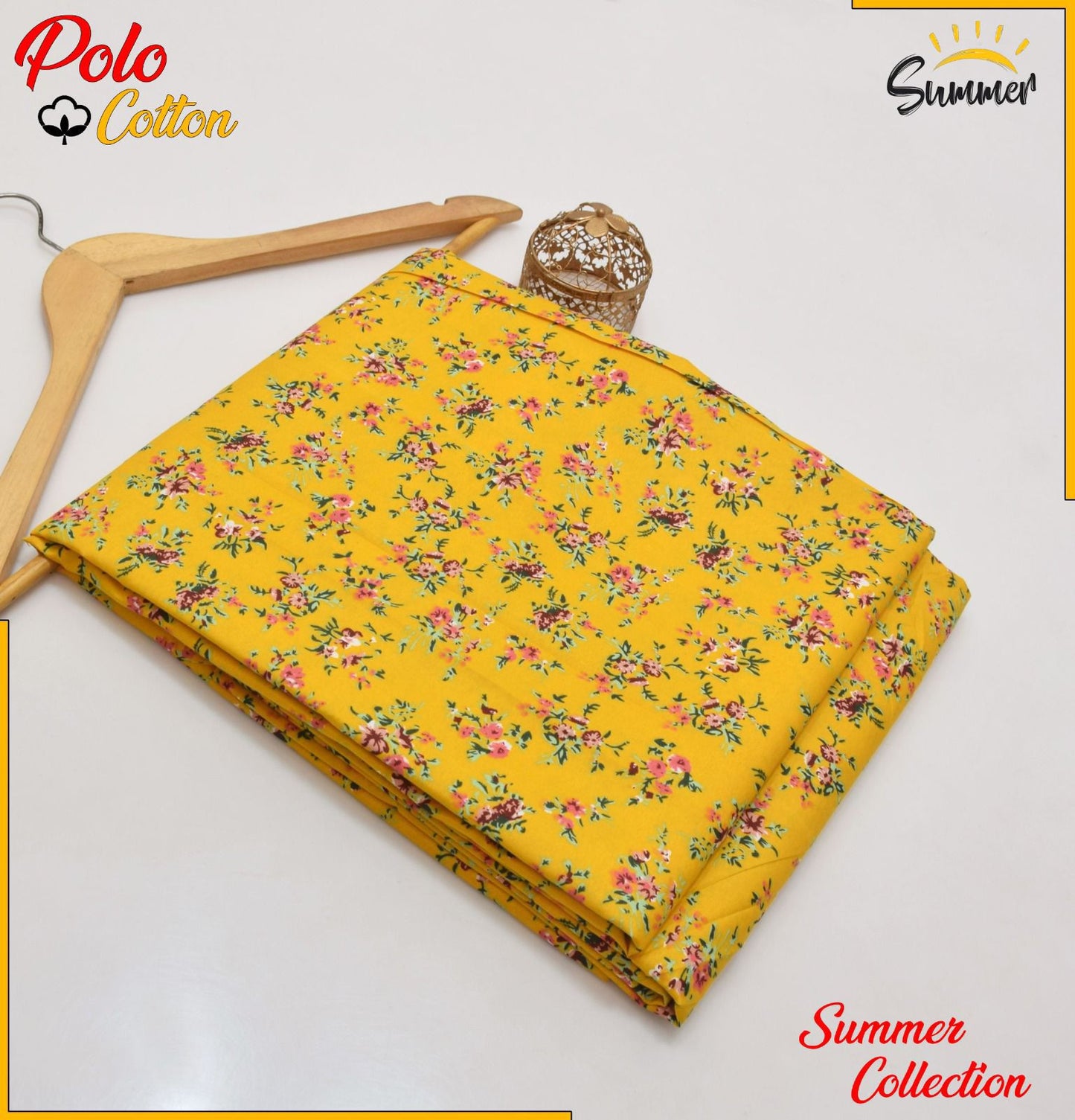 2 Piece – Cotton Digital Print Suit ( Design J-31)