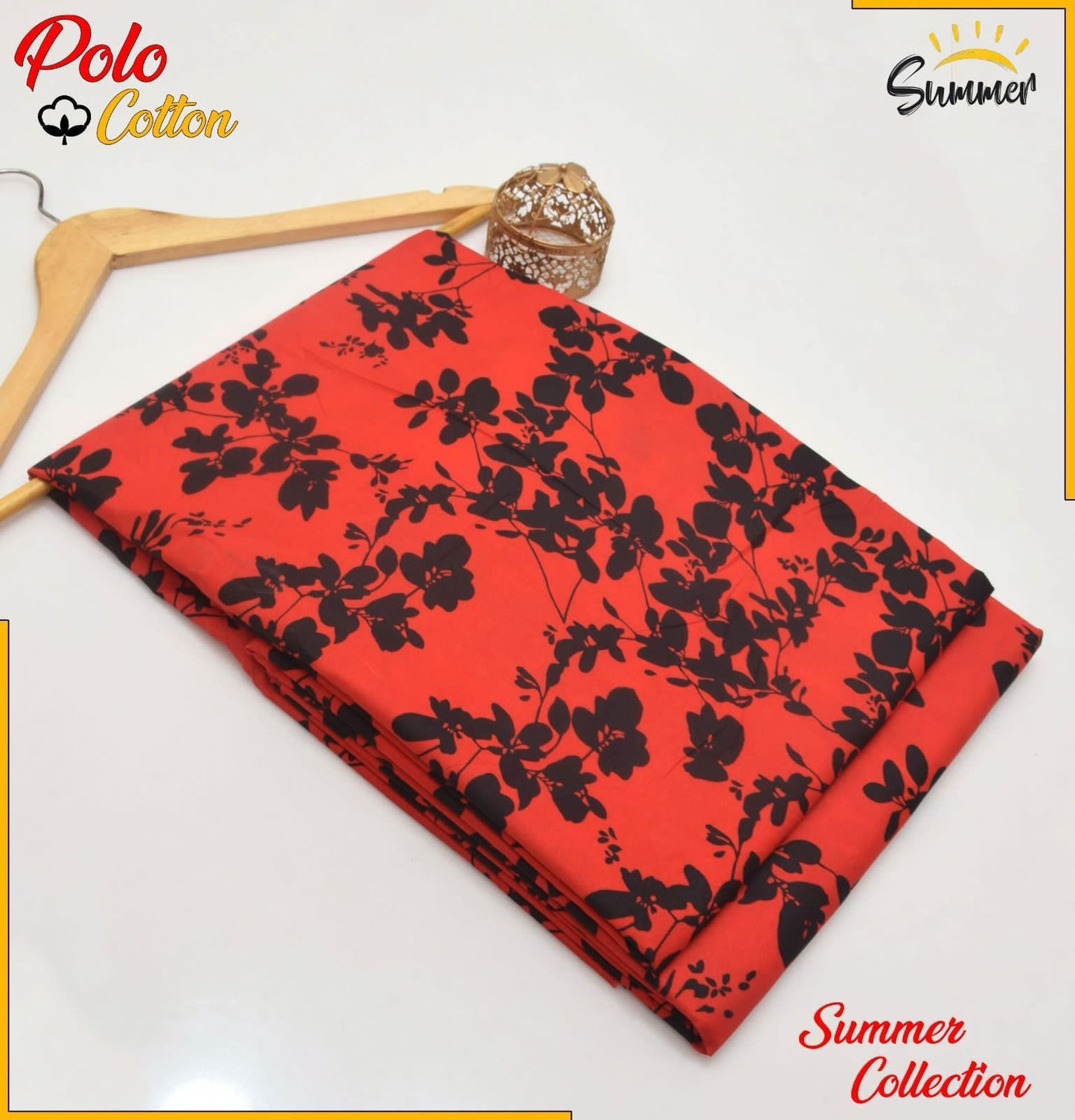 2 Piece – Cotton Digital Print Suit ( Design J-33)