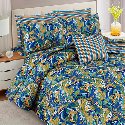 Premium Summer King Size Comforter Set - 7-Piece A41