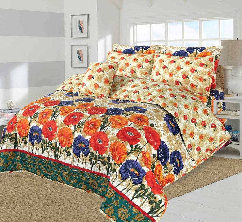 Premium Summer King Size Comforter Set - 7-Piece N25