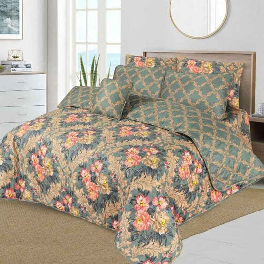 Premium Summer King Size Comforter Set - 7-Piece N18