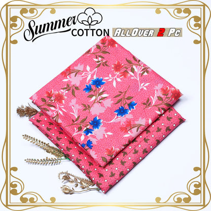 2 Piece – Cotton Digital Print Suit ( Design A-23)