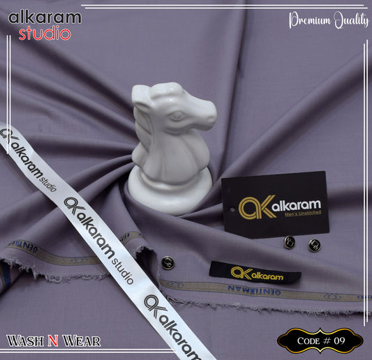 Alkaram Gent’s Unstitched Wash & Wear Ak 48