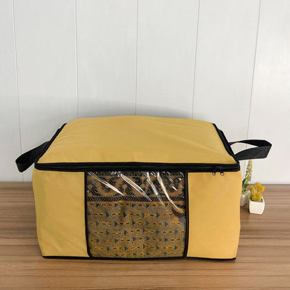 110 GSM Non-Woven Blankets & Clothes Storage Bags-Dyed Brown