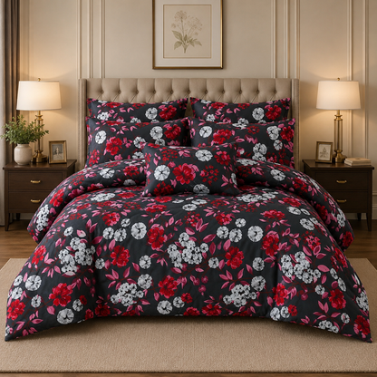 Premium Summer King Size Comforter Set - 7-Piece A8