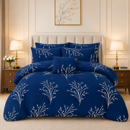 Premium Summer King Size Comforter Set - 7-Piece