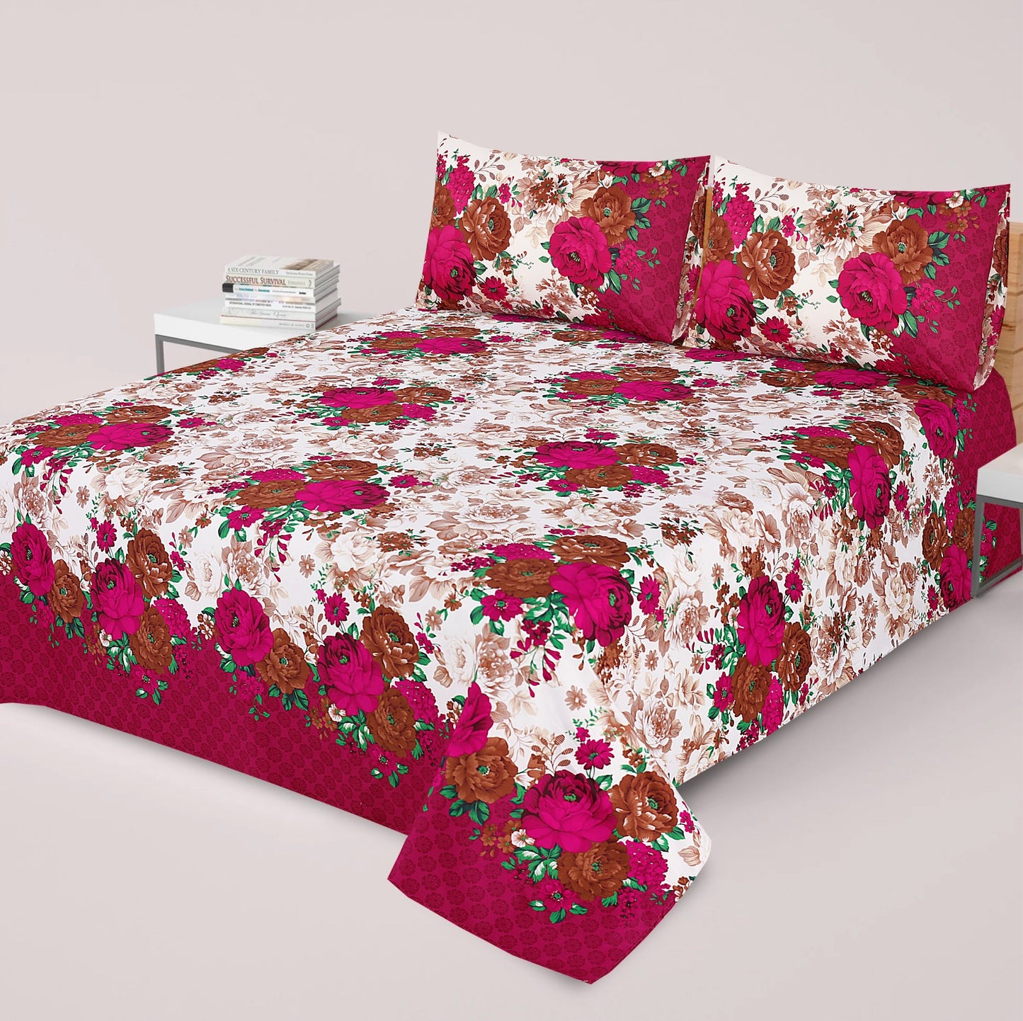 3 Pcs Bed sheet A-92