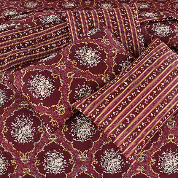 Premium Summer King Size Comforter Set - 7-Piece A28