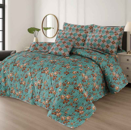 Premium Summer King Size Comforter Set - 7-Piece A20