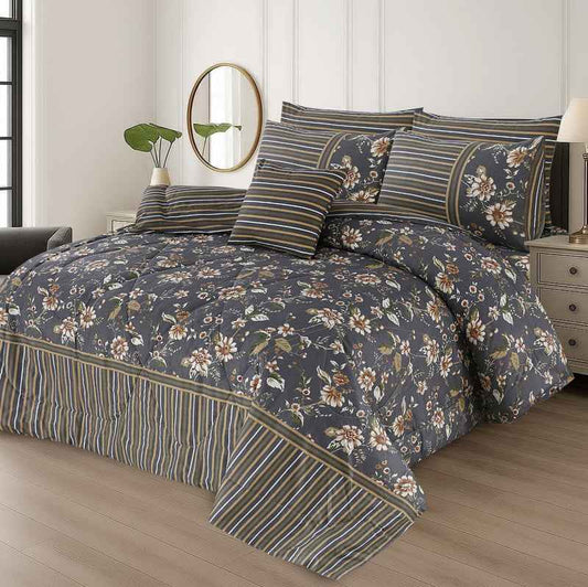 Premium Summer King Size Comforter Set - 7-Piece A43