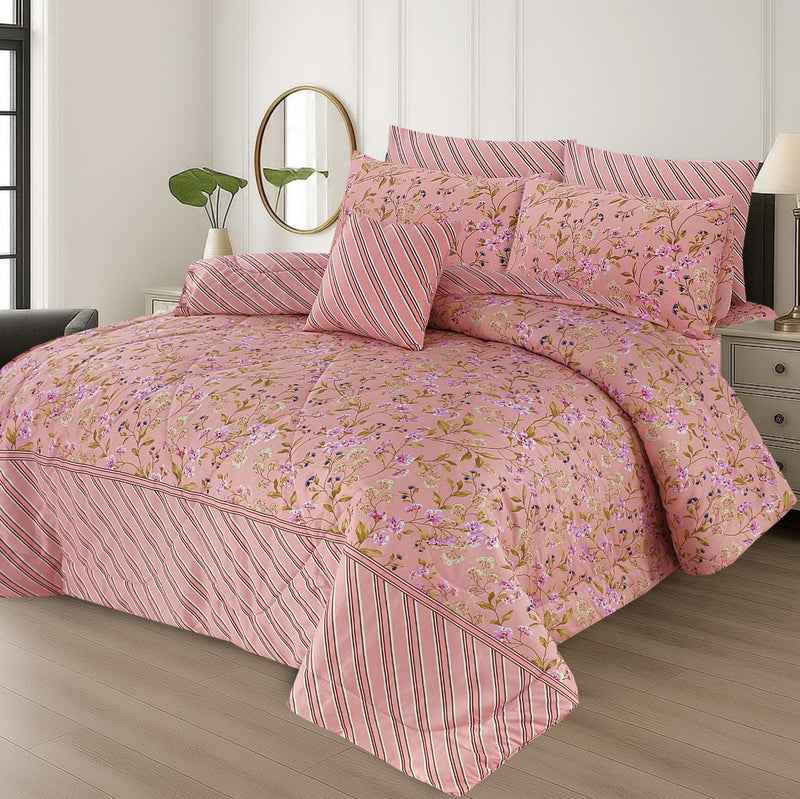 Premium Summer King Size Comforter Set - 7-Piece A35