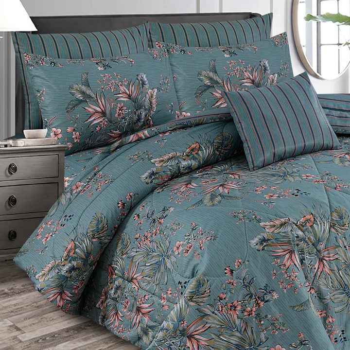 Premium Summer King Size Comforter Set - 7-Piece A29