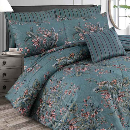 Premium Summer King Size Comforter Set - 7-Piece A29