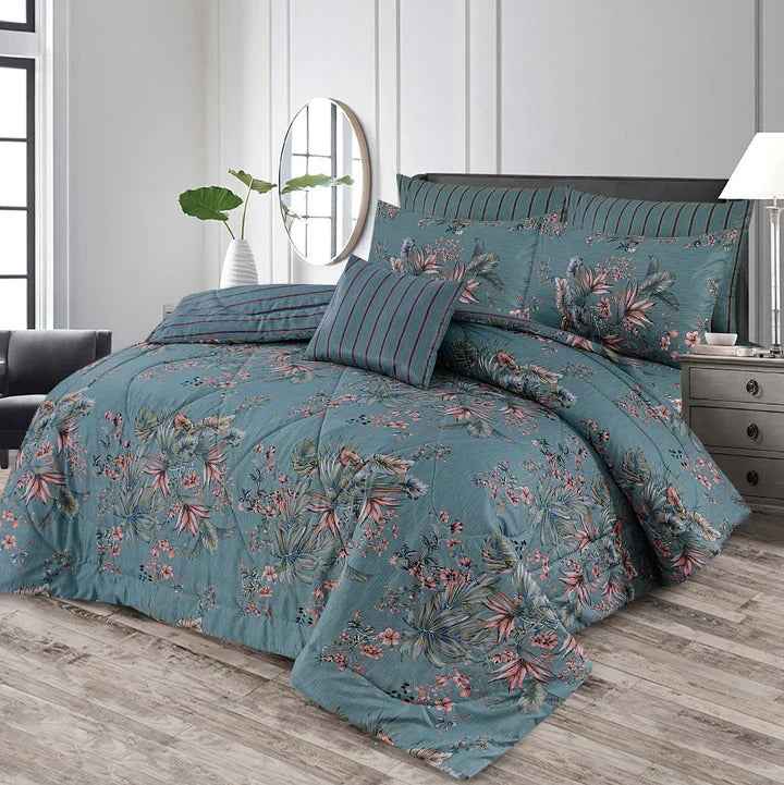 Premium Summer King Size Comforter Set - 7-Piece A29