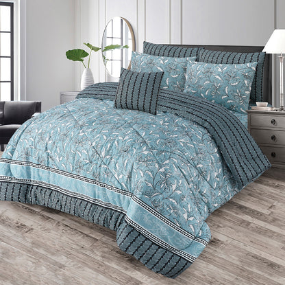 Premium Summer King Size Comforter Set - 7-Piece A34