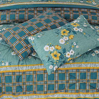 Premium Summer King Size Comforter Set - 7-Piece A26