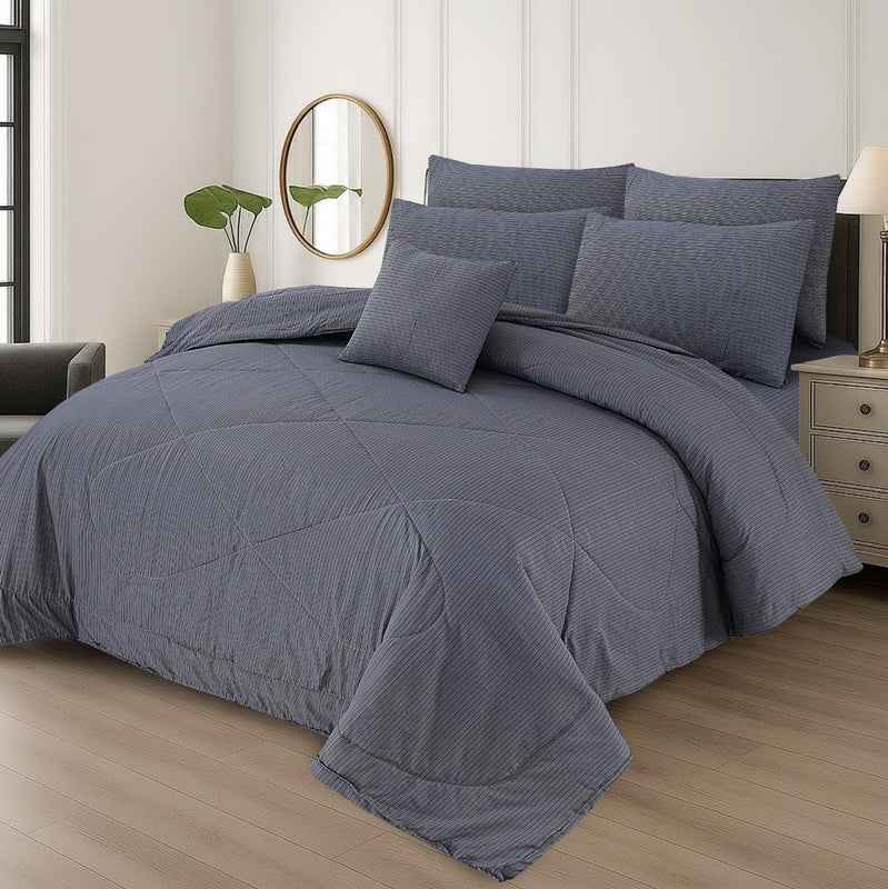 Premium Summer King Size Comforter Set - 7-Piece A47