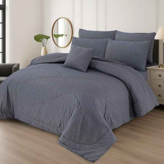 Premium Summer King Size Comforter Set - 7-Piece A47