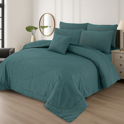 Premium Summer King Size Comforter Set - 7-Piece A37