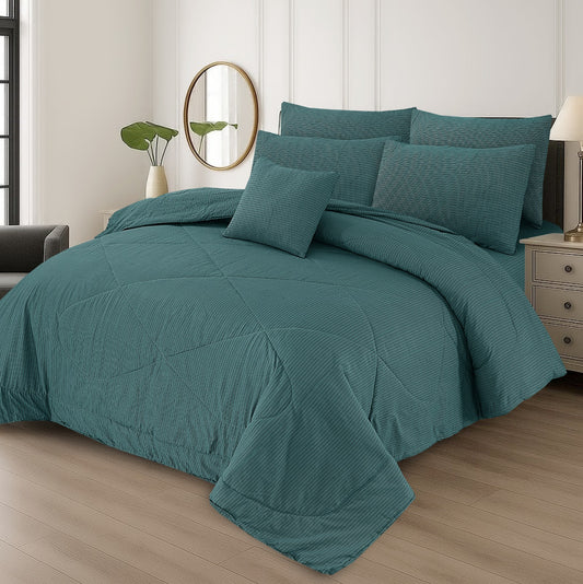 Premium Summer King Size Comforter Set - 7-Piece A37