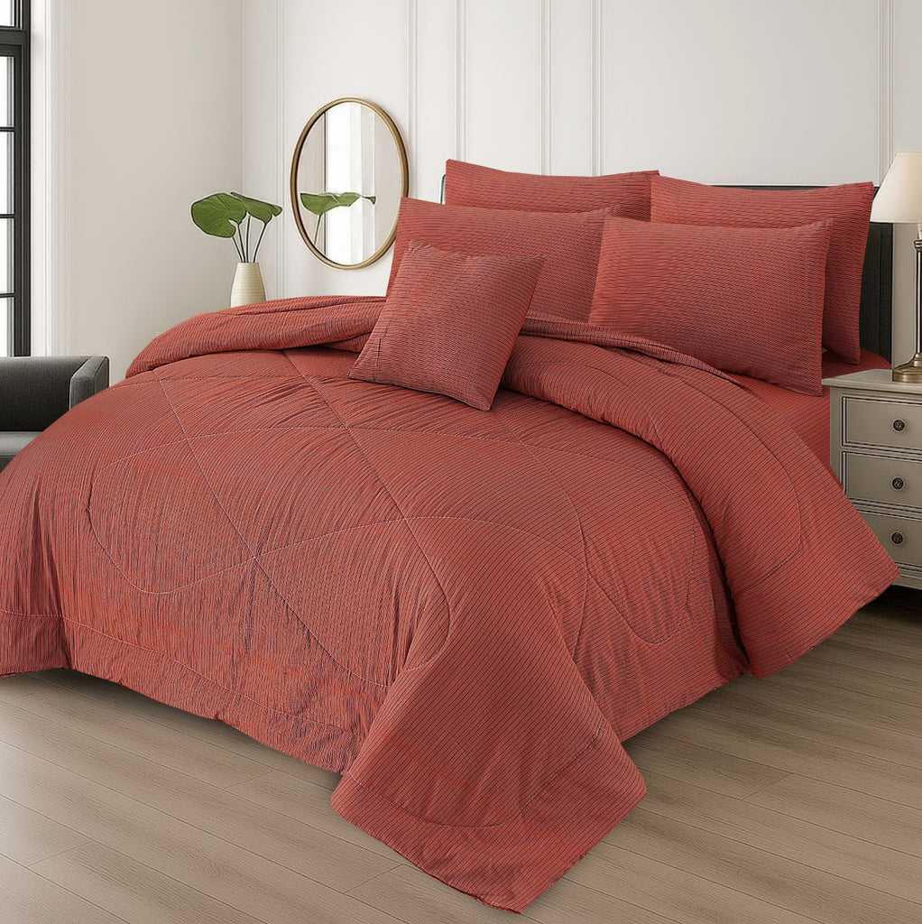 Premium Summer King Size Comforter Set - 7-Piece A30
