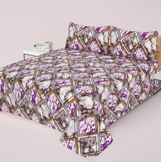 3 Pcs Bed sheet N-25