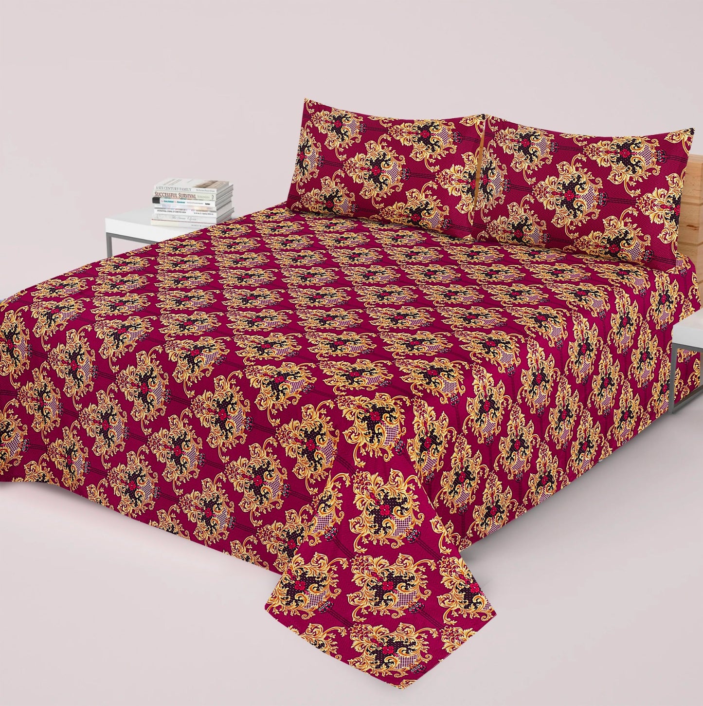 3 Pcs Bed sheet N-35