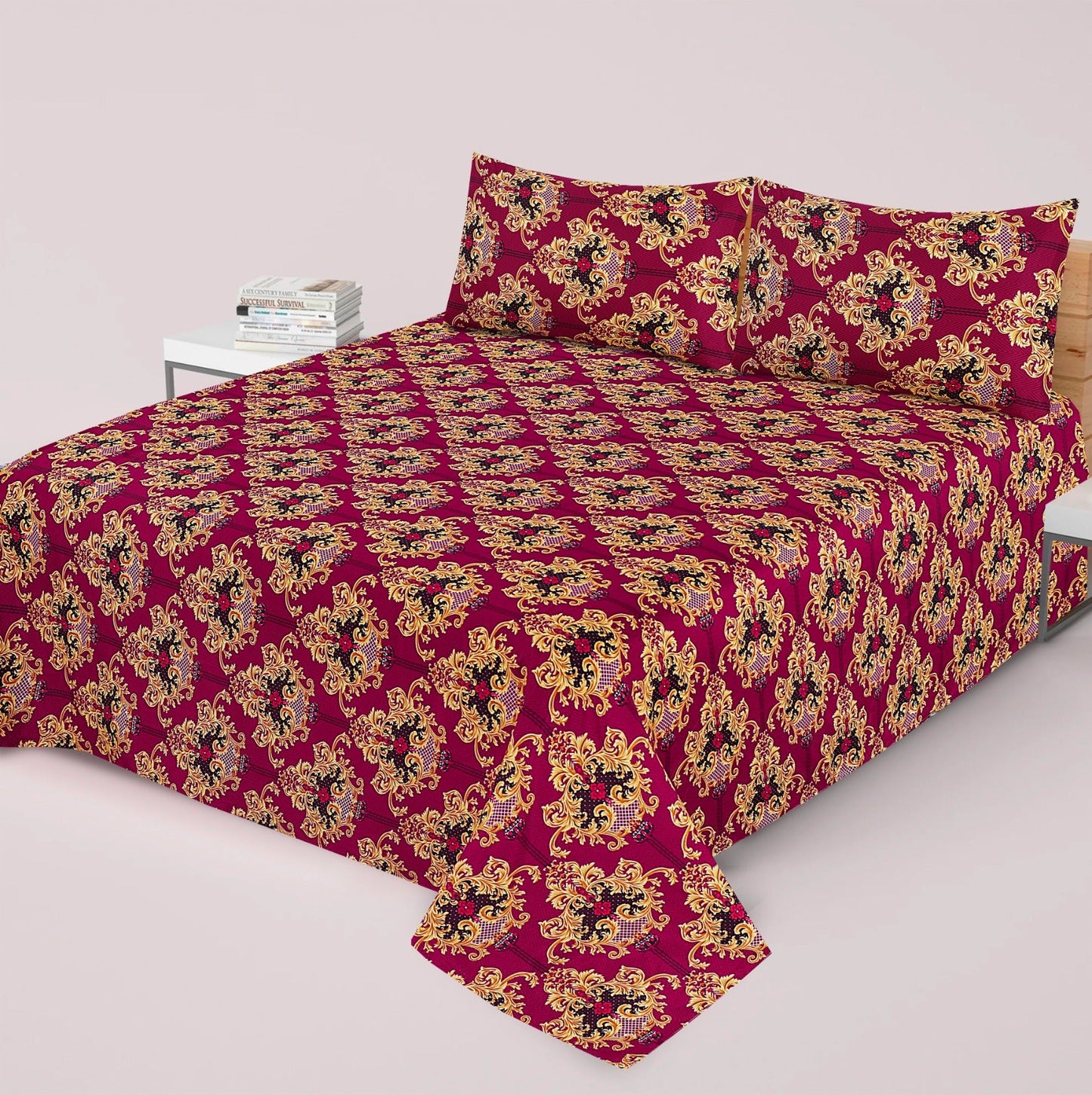 3 Pcs Bed sheet N-35