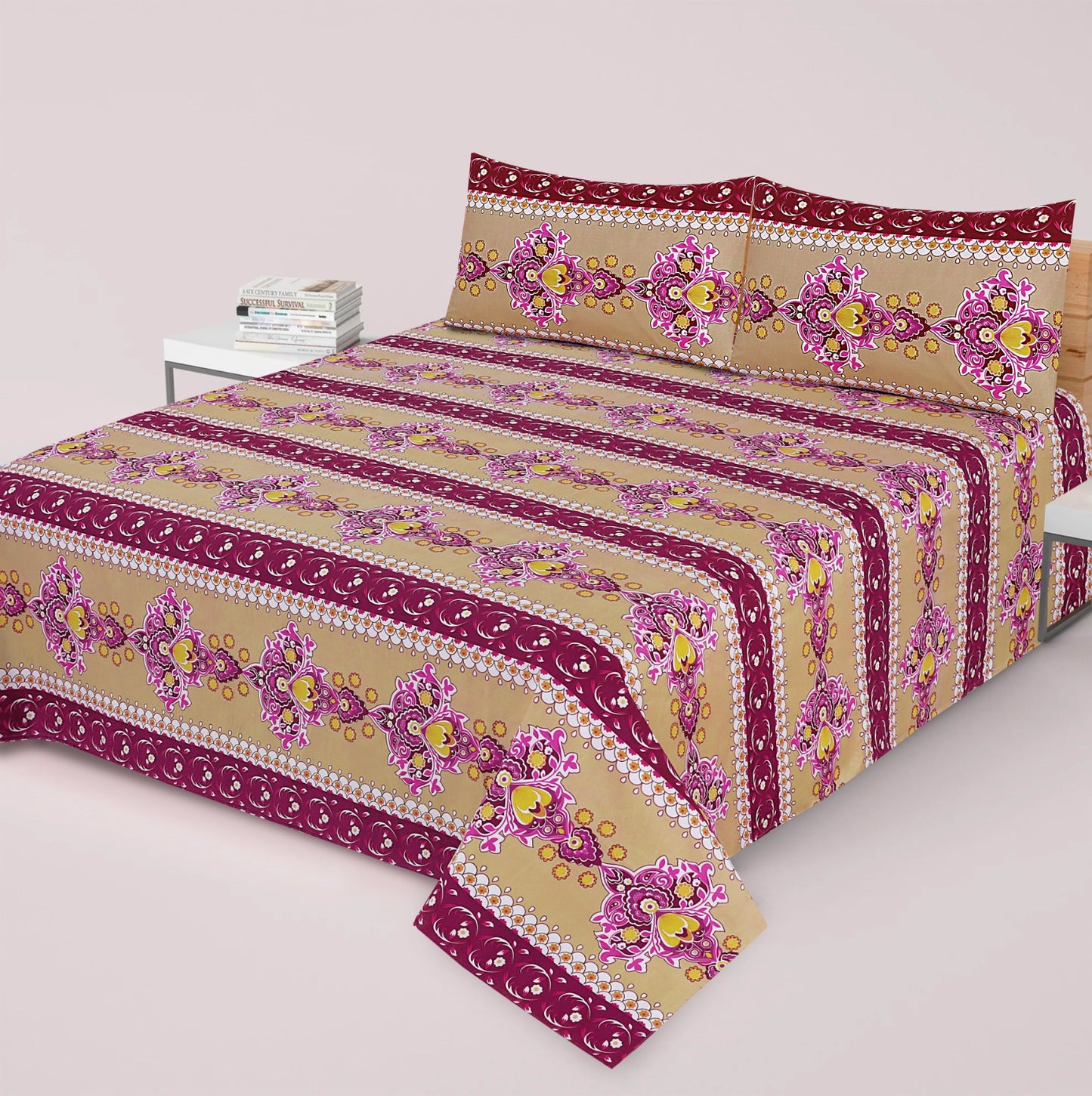 3 Pcs Bed sheet N-45