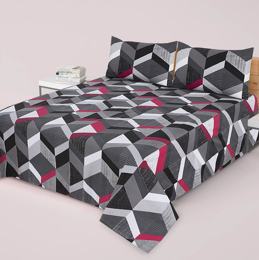 3 Pcs Bed sheet A-46