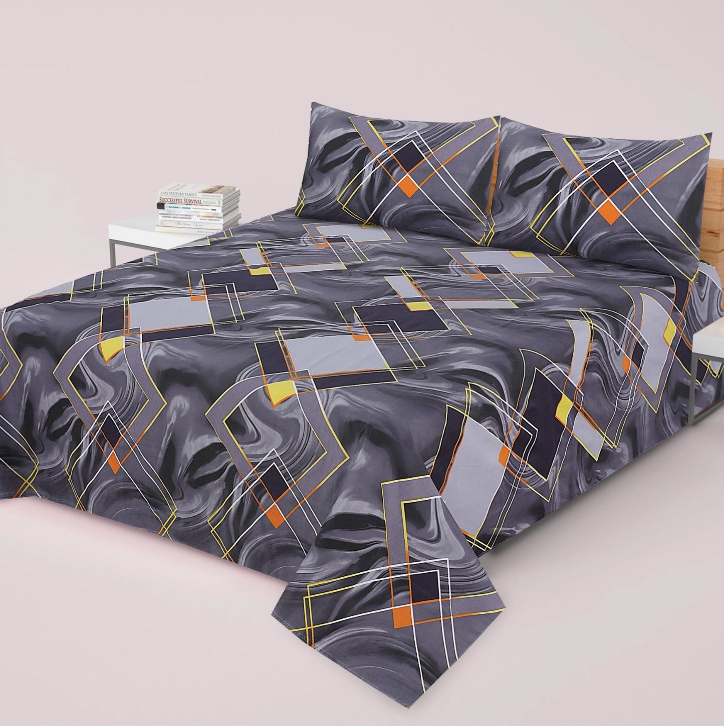 3 Pcs Bed sheet A-70a