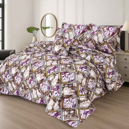Premium Summer King Size Soft Cotton Comforter Set - 7-Piece N4