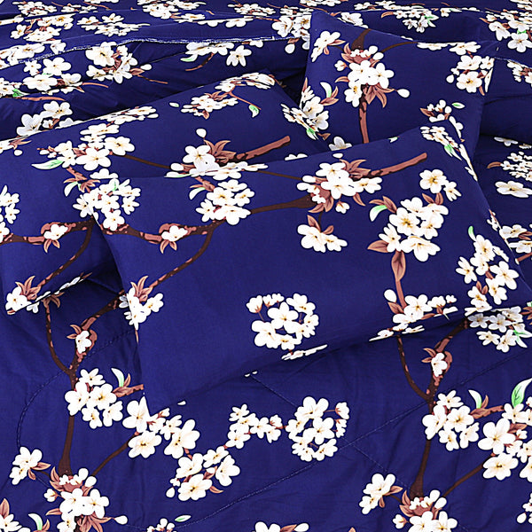 Premium Summer King Size Soft Cotton Comforter Set - 7-Piece N14