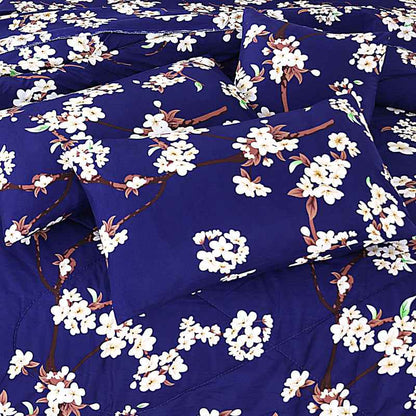 Premium Summer King Size Soft Cotton Comforter Set - 7-Piece N14