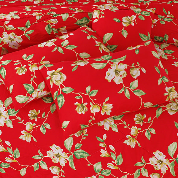 Premium Summer King Size Soft Cotton Comforter Set - 7-Piece N18